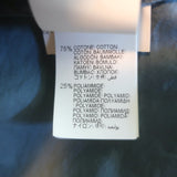 Brunello Cucinelli Monili-Shoulder Belted Midi Dress Blue Cotton Size Medium