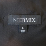 Intermix Fayette Cowl Neck Camisole Black Silk Satin Size Large