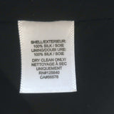 Intermix Fayette Cowl Neck Camisole Black Silk Satin Size Large