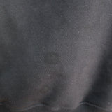 Saint Laurent Studded Leather Detail Sweatshirt Black Cotton Size Large