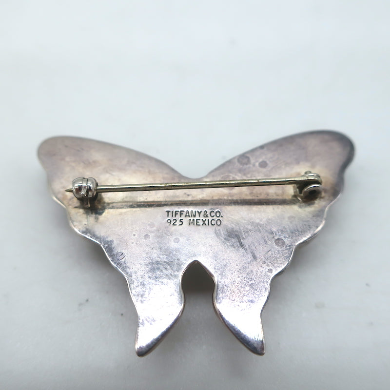 Tiffany &amp; Co. Butterfly Brooch Pin Sterling Silver