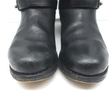 Rag & Bone Moto Boots Black Leather Size 8 Flat Ankle Boots