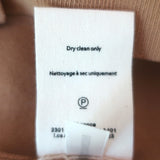 L'Agence Toulouse Cropped Cardigan Camel Stretch Knit Size Extra Small NEW