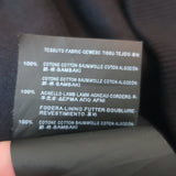 Saint Laurent Studded Leather Detail Sweatshirt Black Cotton Size Large