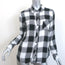 Rails Hunter Plaid Button Down Shirt White/Black Size Extra Small