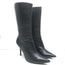 Giuseppe Zanotti Pointed Toe Mid-Calf Boots Black Leather Size 8.5