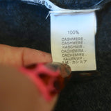 Brunello Cucinelli Cashmere Front-Pocket V-Neck Sweater Charcoal Size Small