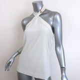 Gucci Tom Ford Horsebit Halter Top Cream Crepe Size Small