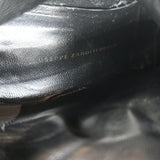 Giuseppe Zanotti Pointed Toe Mid-Calf Boots Black Leather Size 8.5