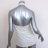 Gucci Tom Ford Horsebit Halter Top Cream Crepe Size Small