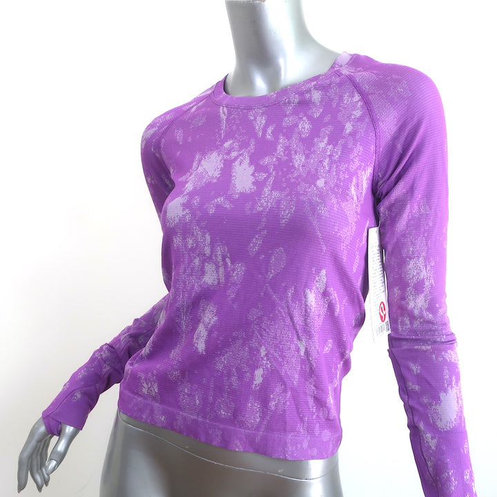 Lululemon Swiftly Tech Long Sleeve 2.0 Race Shirt Moonlit Magenta Size 6 NEW
