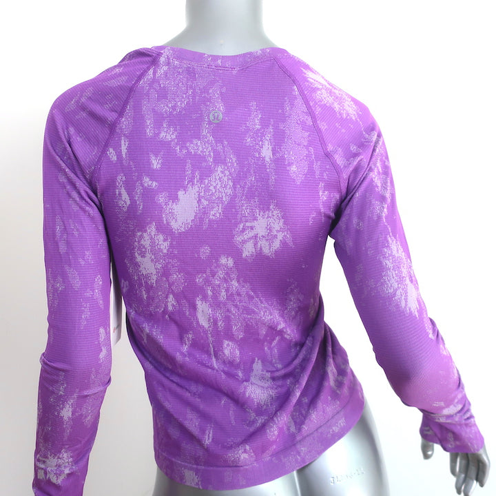 Lululemon Swiftly Tech Long Sleeve 2.0 Race Shirt Moonlit Magenta Size 6 NEW