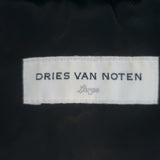 Dries Van Noten Faux Fur Coat Black Size Large