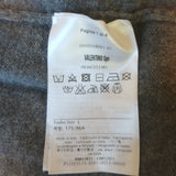 Valentino Logo Intarsia Crewneck Sweater Gray Wool-Cashmere Size Large