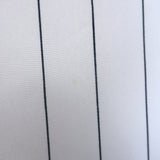 FRAME Pajama Shirt White & Navy Pinstripe Silk Size Medium Short Sleeve Top