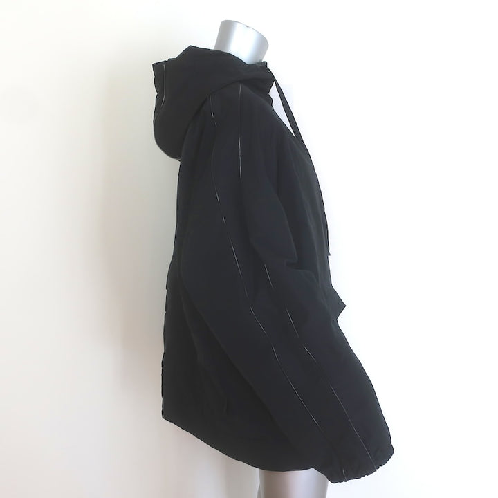 Alo Yoga Legion Oversized Reversible Hooded Jacket Black Size Small