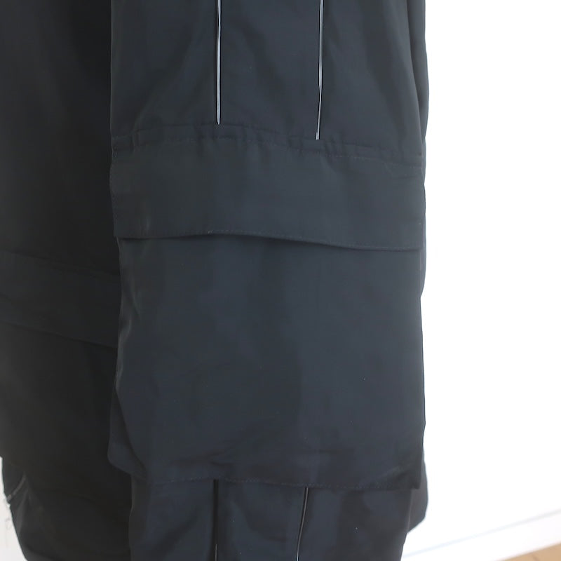 Alo Yoga Legion Oversized Reversible Hooded Jacket Black Size Small