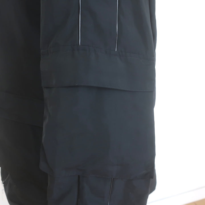 Alo Yoga Legion Oversized Reversible Hooded Jacket Black Size Small