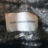 Isabel Marant Etoile Ifea Striped Coat Gray Wool-Blend Size 38 One-Button Jacket