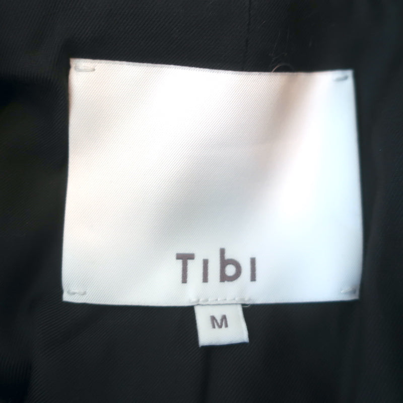 Tibi Car Coat Dark Heather Gray Wool-Blend Size Medium Oversize Jacket