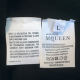 Alexander McQueen Faux Pearl-Embellished Sleeveless Peplum Top Black Size Large