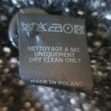 Isabel Marant Etoile Ifea Striped Coat Gray Wool-Blend Size 38 One-Button Jacket