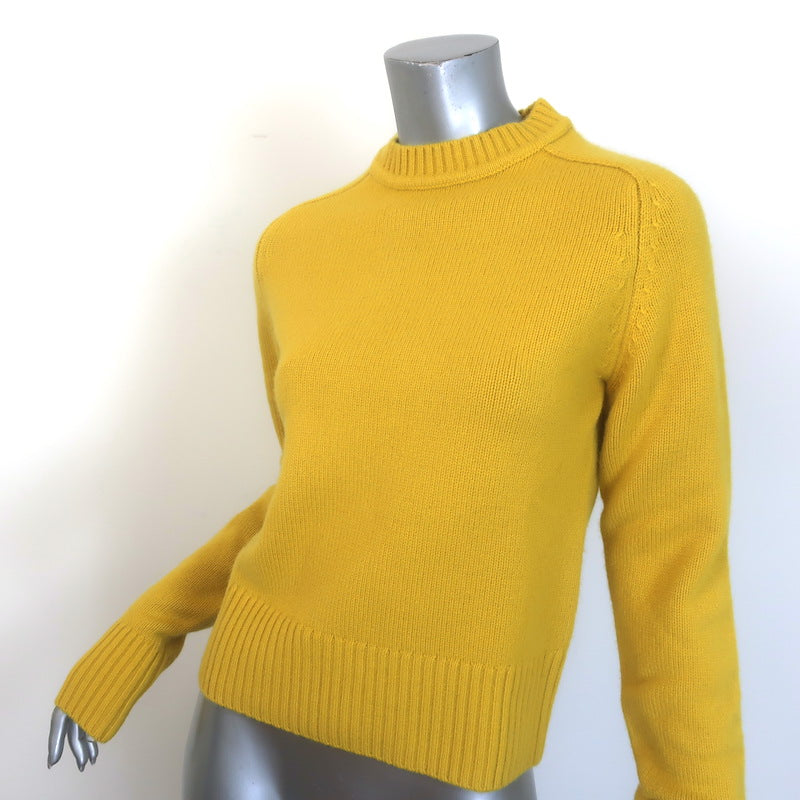 Extreme Cashmere N°80 Glory Crewneck Sweater Mustard One Size