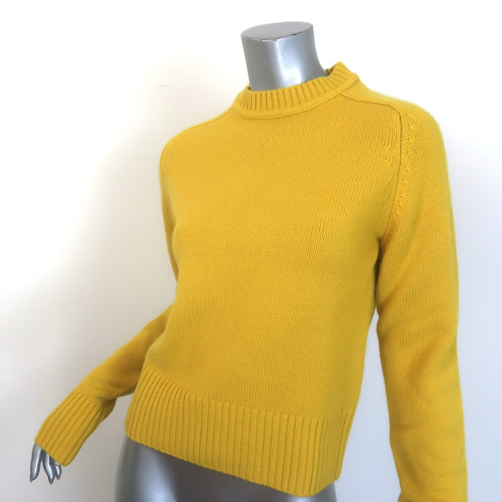 Extreme Cashmere N°80 Glory Crewneck Sweater Mustard One Size