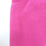 Isabel Marant Etoile Azra Half-Zip Jacquard Logo Sweater Hot Pink Size 36