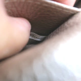 Perrin Le Cabriolet Glove Clutch Mauve Metallic Grained Leather NEW