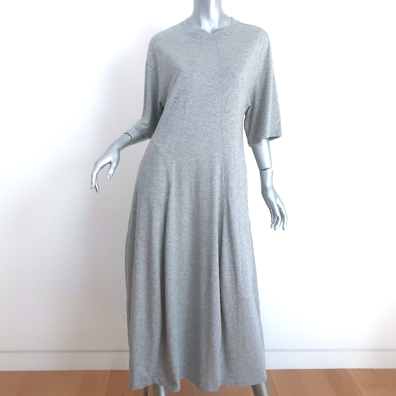 Tibi T-Shirt Dress Heather Gray Cotton Jersey Size Small Short Sleeve Celebrity Owned Tibi T-Shirt Dress Heather Gray Cotton Jersey Size Small Short Sleeve Celebrity Owned