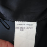 Vintage Gucci Belted Leather Skirt Black Size 42