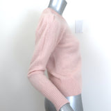 360 Cashmere Kailani Puff Sleeve Sweater Light Pink Cashmere Size Small