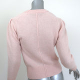 360 Cashmere Kailani Puff Sleeve Sweater Light Pink Cashmere Size Small