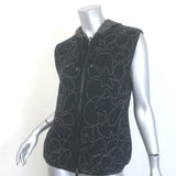 Brunello Cucinelli Cashmere Reversible Monili Beaded Vest Charcoal Size Medium