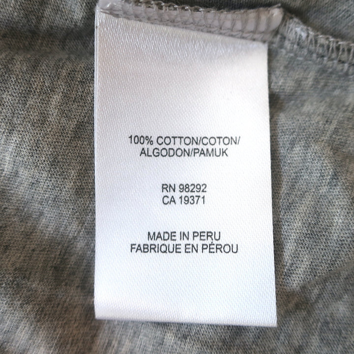 Tibi T-Shirt Dress Heather Gray Cotton Jersey Size Small Short Sleeve Midi