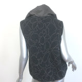 Brunello Cucinelli Cashmere Reversible Monili Beaded Vest Charcoal Size Medium