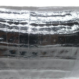 Nancy Gonzalez Crocodile Trapezoid Clutch Black Small Shoulder Bag