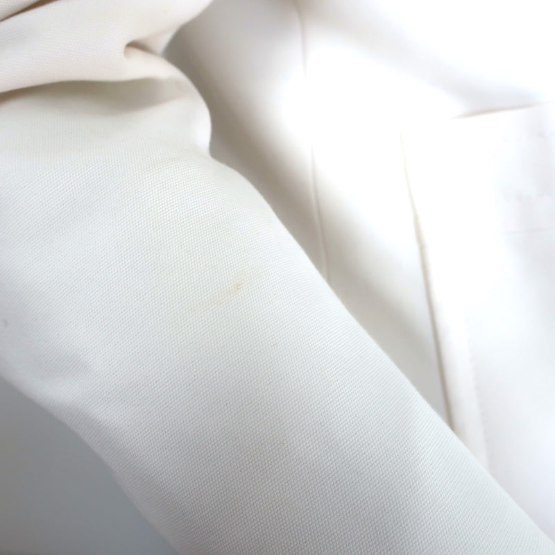 Gucci Blazer Cream Cotton-Blend Size 42 Two-Button Jacket
