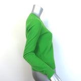 Celine Crewneck Sweater Green Lightweight Wool Size Medium