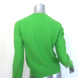 Celine Crewneck Sweater Green Lightweight Wool Size Medium