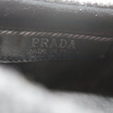 Prada Drawstring Slippers Dark Gray Flannel Size 37 NEW