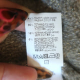 Brunello Cucinelli Cashmere Monili-Trim Metallic Plush Knit Hoodie Taupe Size 12