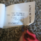 Brunello Cucinelli Cashmere Monili-Trim Metallic Plush Knit Hoodie Taupe Size 12