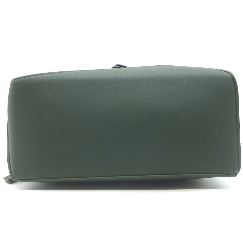 Loewe Small Puzzle Edge Bag Forest Green Leather Crossbody