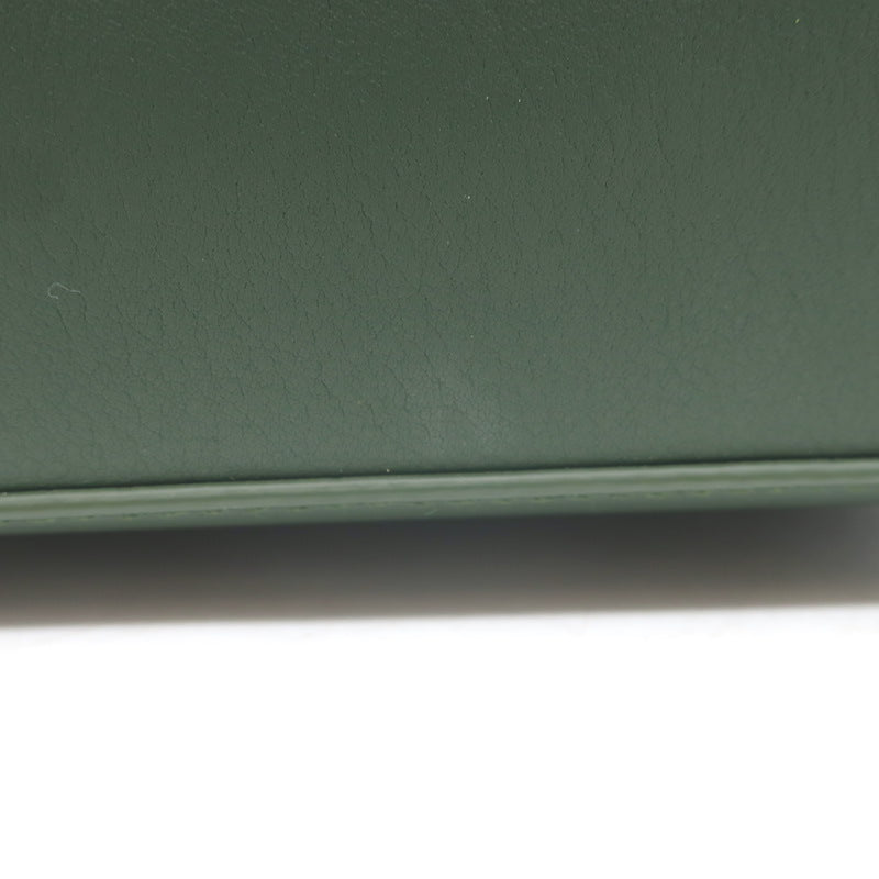 Loewe Small Puzzle Edge Bag Forest Green Leather Crossbody