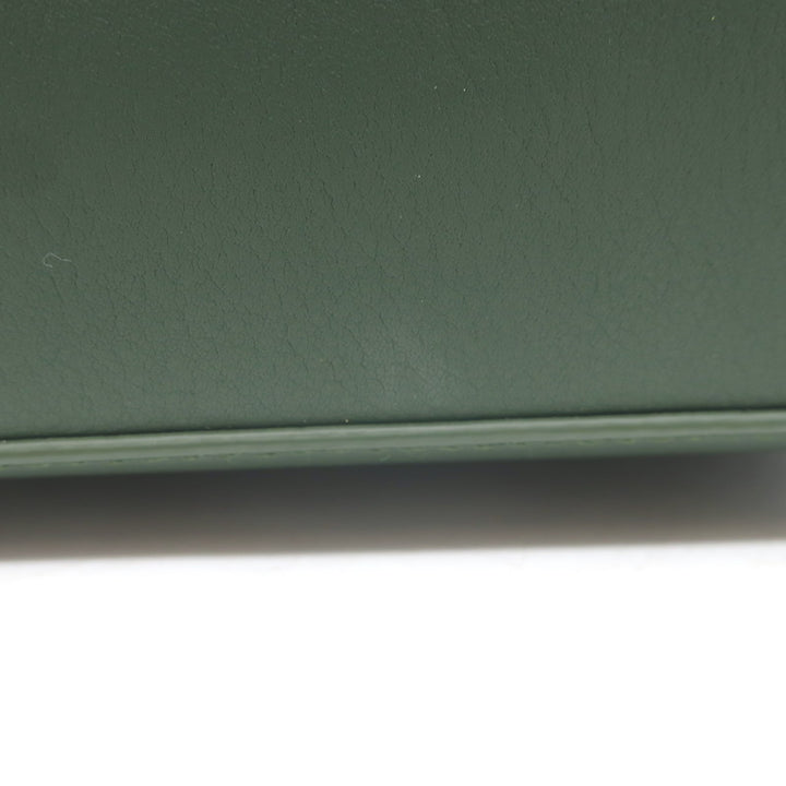 Loewe Small Puzzle Edge Bag Forest Green Leather Crossbody