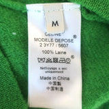 Celine Crewneck Sweater Green Lightweight Wool Size Medium