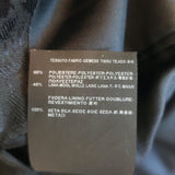 Saint Laurent Leopard Jacquard Blazer Black Wool-Blend Size 40 One-Button Jacket