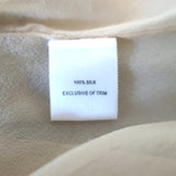 KAUFMANFRANCO Crystal-Embellished Mini Slip Dress Beige Silk Satin Size 2